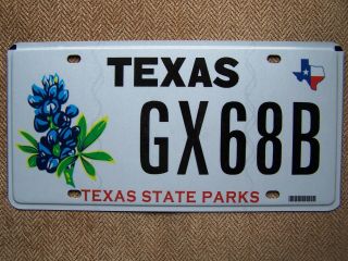 Texas State Parks License Plate.  100 Grams