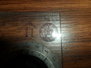 Vintage - Official Boy Scout Silva System Compass - Made in Sweden 2