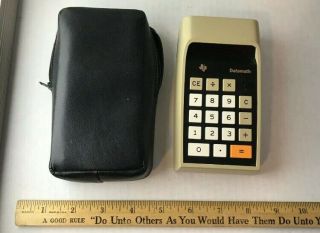 Vintage Texas Instruments Ti - 2500 Datamath Electronic Calculator