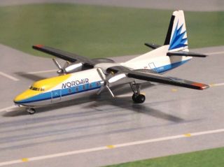 Nordair Of Canada Fh - 227 C - Gndh 1/400 Scale Airplane Model Aeroclassics