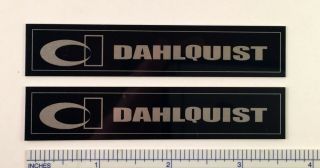 Dahlquist Speaker Badge Emblem With Dq Logo