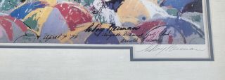 LeRoy Neiman Arnold Palmer Arnie at Augusta Hand Signed Golf Print Custom Framed 3