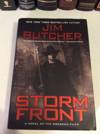 Storm Front - Signed By Jim Butcher - 1st / 1st - Dresden Files 1 - Hc