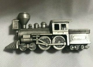 Vintage Solid Pewter Train Locomotive 3 3/4 " Figure