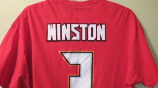 Jameis Winston 3 Tampa Bay Bucanneers Xl T - Shirt - Majestic