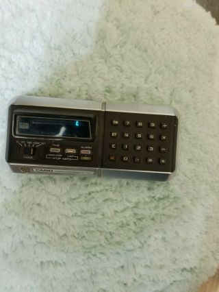 Casio Computer Quartz Cq - 1 Calculator,  Alarm,  Date And Time,  And Stop Watch