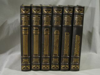 Easton Press 6 Vol Set - Decline & Fall Of The Roman Empire - Collectors Edition