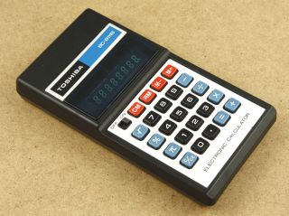 Toshiba Bc - 8111b Vintage Calculator Made In Taiwan
