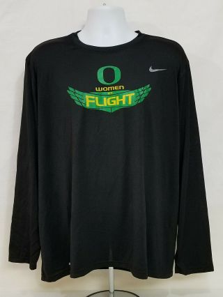 Oregon Ducks Basketball Team Issued Nike Warm - Up Shooting Shirt Men 