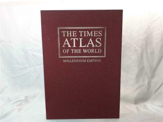 The Times Millennium Atlas Of The World Folio Society 2000 Limited Edition