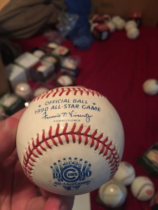 1990 Mlb All - Star Game Ball Chicago Cubs