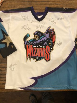 Waco Wizards Western Professional Hockey League Jersey - Autographed