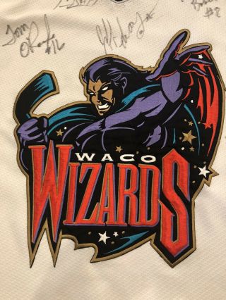 Waco Wizards Western Professional Hockey League Jersey - Autographed 3