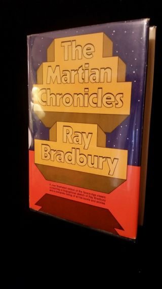 The Martian Chronicles Ray Bradbury Signed 1973 Illustrated Edition