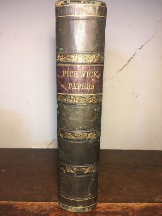 Charles Dickens - Pickwick Papers - First Edition - 1837 - Binding - Early Issue