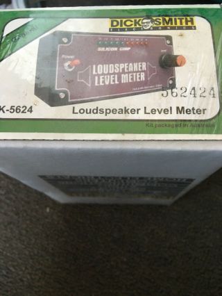 Loudspeaker Indicator Meter Vintage Kit Electronics Dick Smith