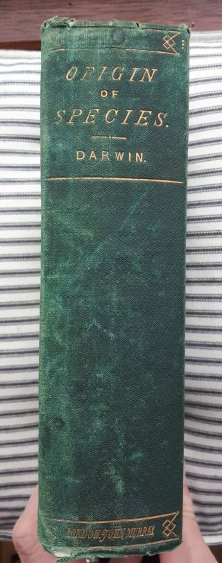 Charles Darwin Origin Of The Species Hb 5th Edition 1869