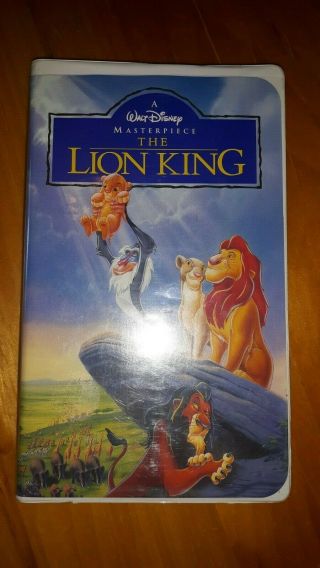 Disney Masterpiece The Lion King Vhs