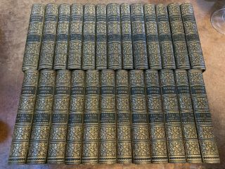The Waverly Novels By Sir Walter Scott - 25 Volume Leather Bound Set 1853