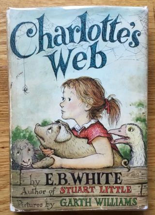 Vg 1952 Hardcover In A Dj First Edition First Printing Charlotte’s Web Eb White