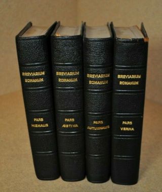 4 Volume Set Breviarium Romanum Latin 1953