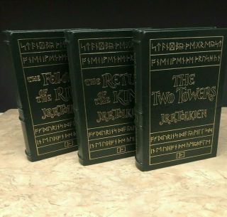 Easton Press Lord Of The Rings 3 Book Set - Fellowship,  Two Towers,  Return.  King
