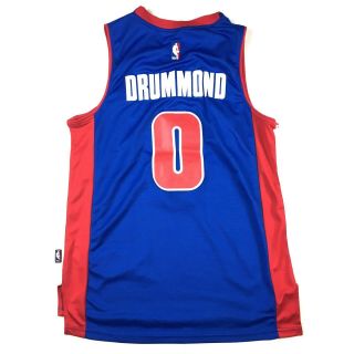 Andre Drummond Detroit Pistons Basketball Jersey 0 Stitched Adidas Swingman