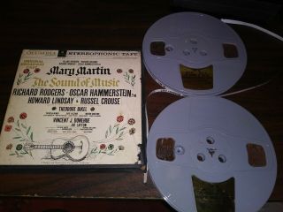 Sound Of Music Rodgers Hammerstein 2 Set Martin Reel To Reel Tape Estate Find