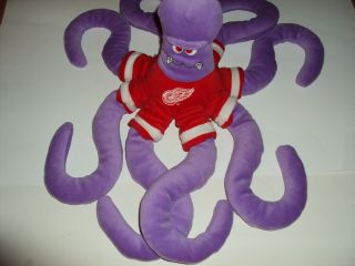 2008 Stanley Cup Champions Detroit Red Wings Rally Al Purple Octopus Plush