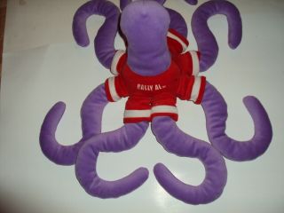 2008 Stanley Cup Champions Detroit Red Wings RALLY AL Purple Octopus Plush 3