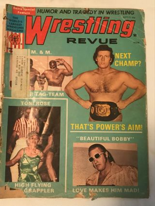 Vintage Wrestling Revue Sept.  1971