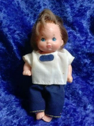 Vintage Mattel 4 " Baby Doll 1976 Made In Taiwan