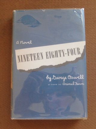 Nineteen Eighty - Four By George Orwell - 1st Hcdj 1949 - $3.  00 1984 - No Bc