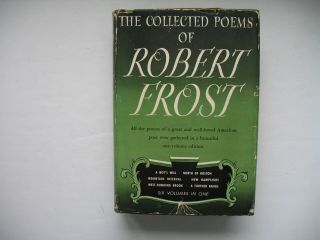 Collected Poems Of Robert Frost - Signed - 1939 Halcyon House - Dj