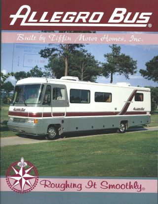 Motor Home Brochure - Tiffin - Allegro Bus - Model Overview - C1995 (mh146)