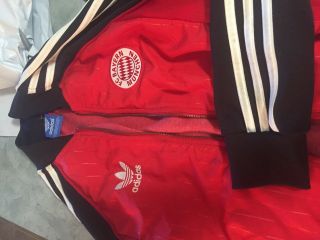 Adidas Zip Up Warm Up Jacket Fc Bayern Munchen Adult Men 
