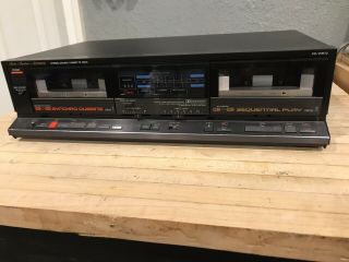 Fisher CR - W872 Studio Standard Stereo Double Cassette Tape Deck Recorder/Player 2