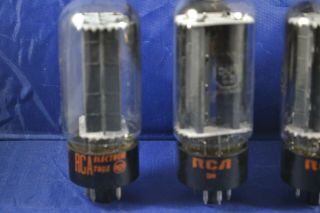 (1) NOS/NIB Strong Testing Quad Of RCA 5U4GB Rectifier Type Vacuum Tubes 2