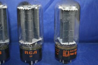 (1) NOS/NIB Strong Testing Quad Of RCA 5U4GB Rectifier Type Vacuum Tubes 3