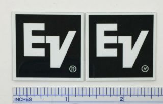 EV Electro - Voice ElectroVoice Speaker Badge Logo Emblem Square 2