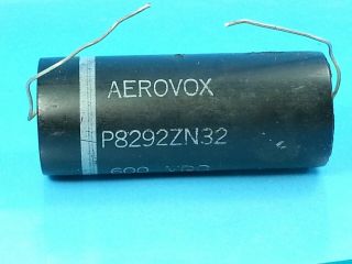 Nos Vintage Aerovox 2 Uf 600v Capacitor Guitar Amp Cap Ceramic P8292zn32 Single