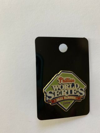 2008 World Champion Philadelphia Phillies Vs Tampa Bay Rays World Series Pin