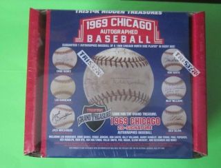 2019 Tristar Hidden Treasures 1969 Chicago Autographed Baseball Edition Box