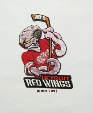 Detroit Red Wings Sport Nhl Logo Embroidery Patch Iron And Sewing On Clothes