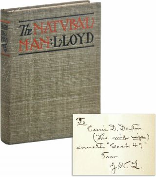 J William Lloyd The Natural Man: Romance Of The Golden Age 1st Ed 1902 Inscribed