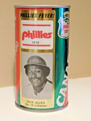 Dick Allen Phillies 1976 Canada Dr Ginger Ale 12 Oz Can