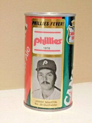 Jerry Martin Phillies 1976 Canada Dr Ginger Ale 12 Oz Can