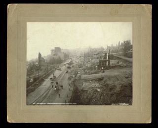 S J Thompson / Photograph Of Columbia Street In Westminster B.  C After