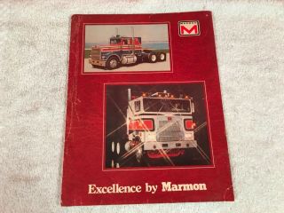 Rare Marmon Motor Company Trucks Dealer Sales Brochure