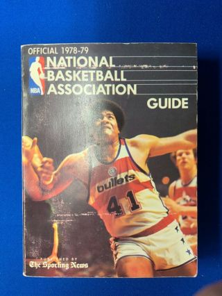 1978 - 79 Nba Guide Wes Unseld Bullets